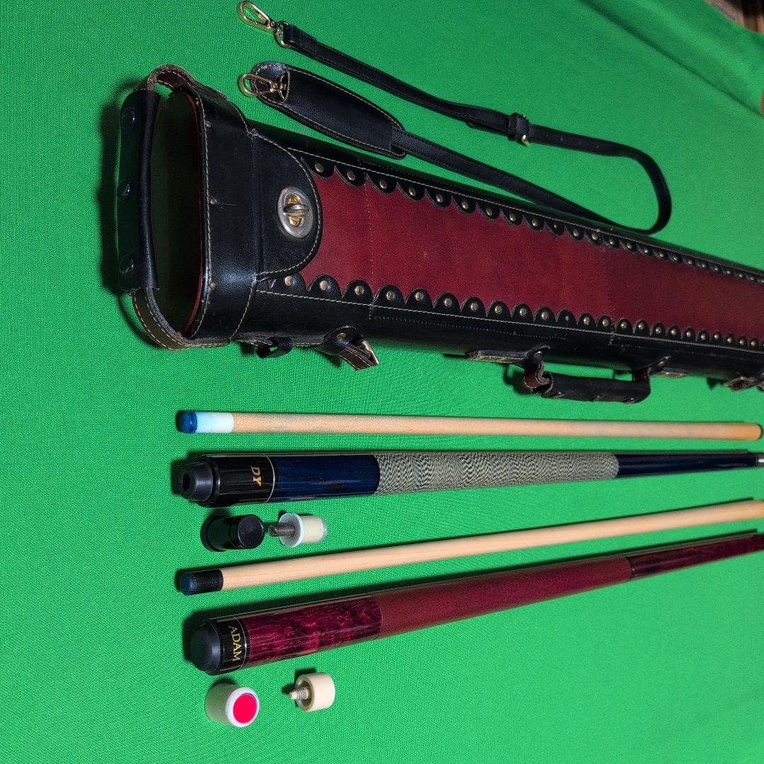 ビリヤードキューとケースのセット
