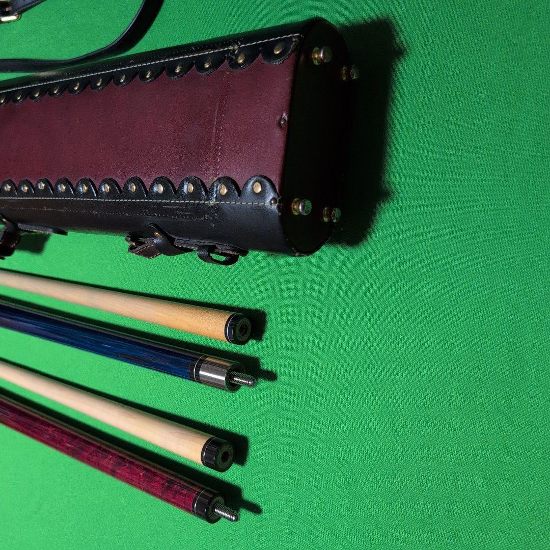 ビリヤードキューとケースのセット