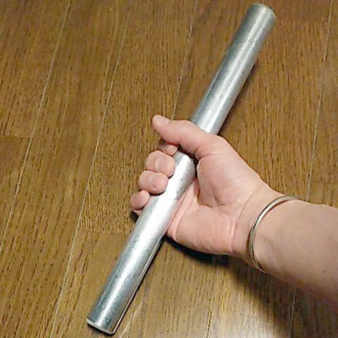 鍛練棒　宝棒　アルミ合金製　長さ34cm　654g　鍛練者向け　ダイエットに