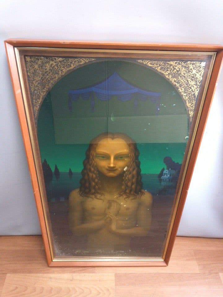 作者不明 相馬武夫? 外寸約98×57cm 人物像