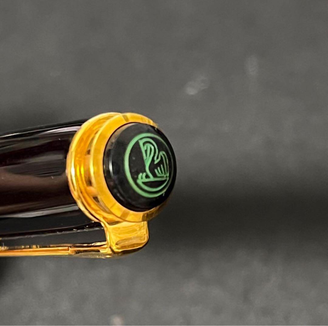 ペリカン/pelikan 万年筆 スーベレーン M400 #500 緑縞 M