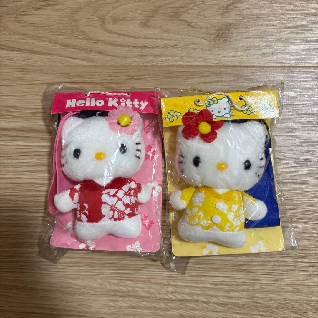 キティちゃん マスコットストラップ サマースタイル 2個セット