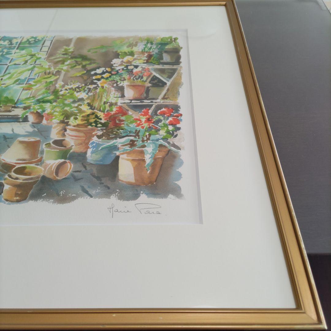 マリー パラ リトグラフ 額装 ☆ 直筆サイン・エディション有り ☆ 限定版画