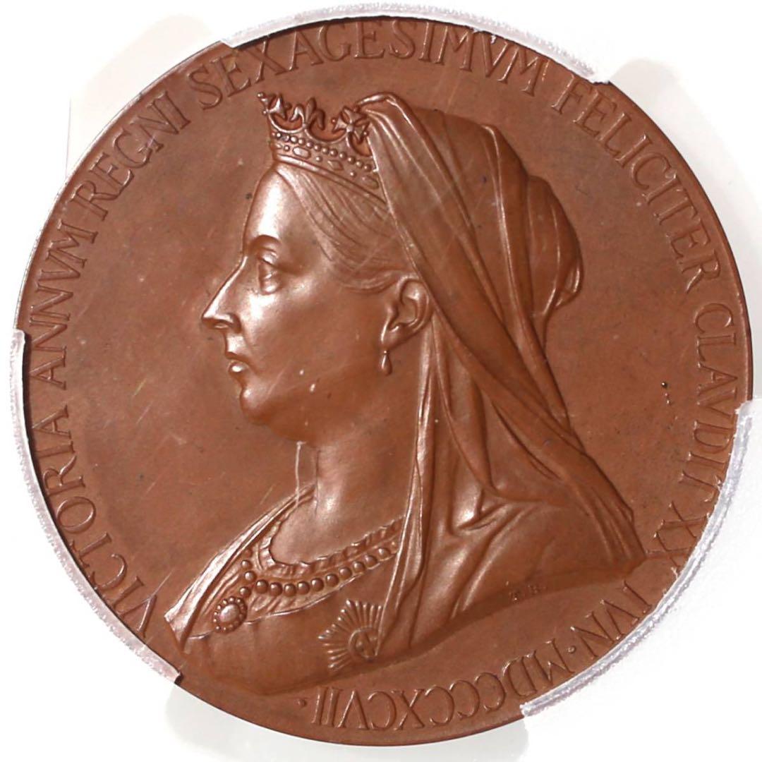 ★大幅お値下げ‼️最終価格‼️1897 ヴィクトリア女王 ダイアモンドJ 大型メダル