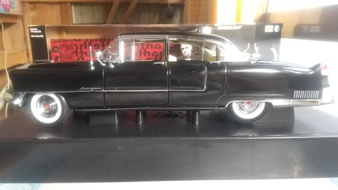 グリーンライト 1/18 1955キャデラックフリートウッド　ゴッドファーザー