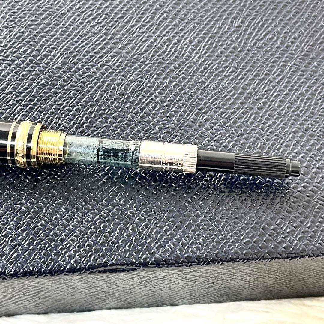 モンブラン　Montblanc 万年筆　マイスターシュティック　14K ブラック