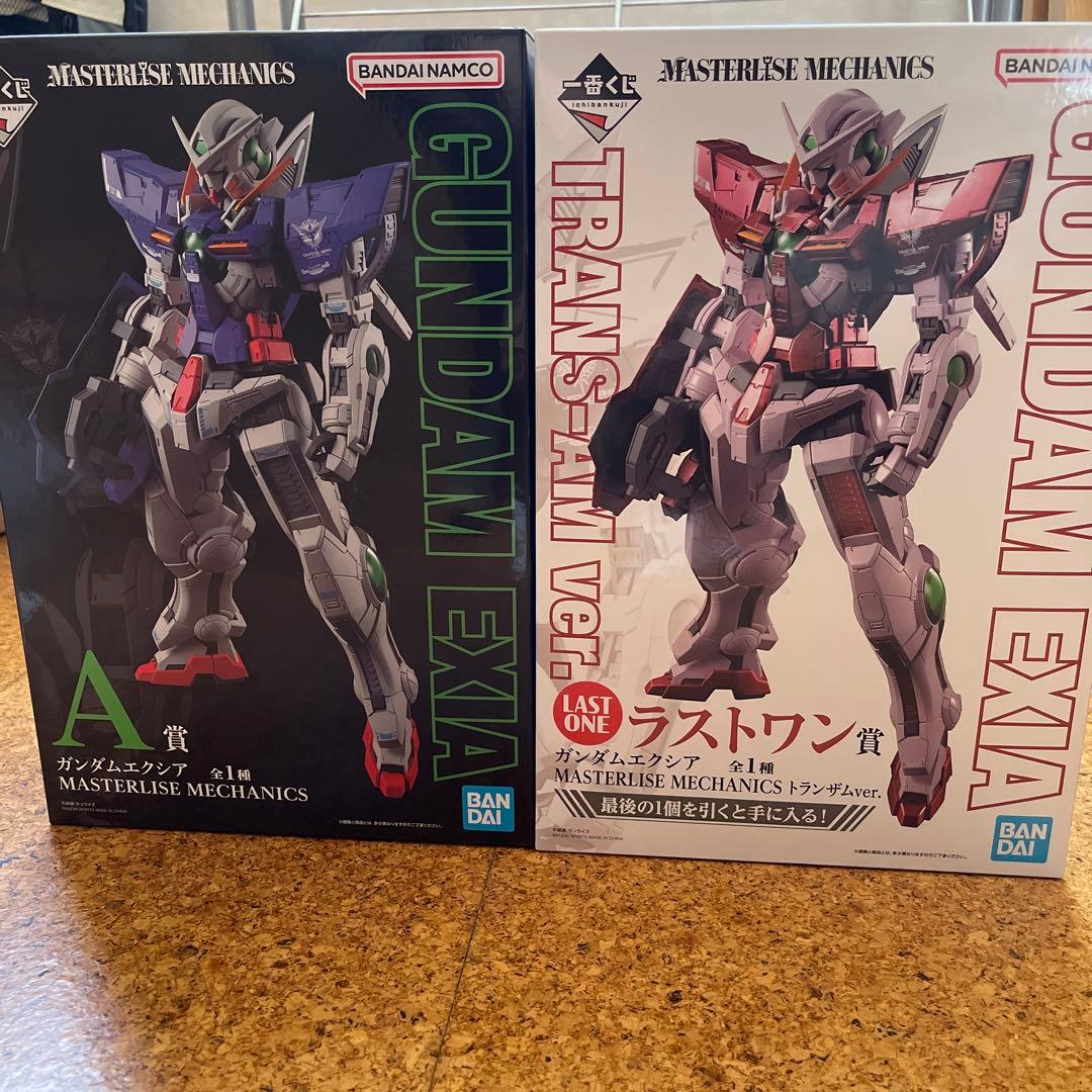 ガンダムOO 一番くじ　エクシア　フィギュア　２種