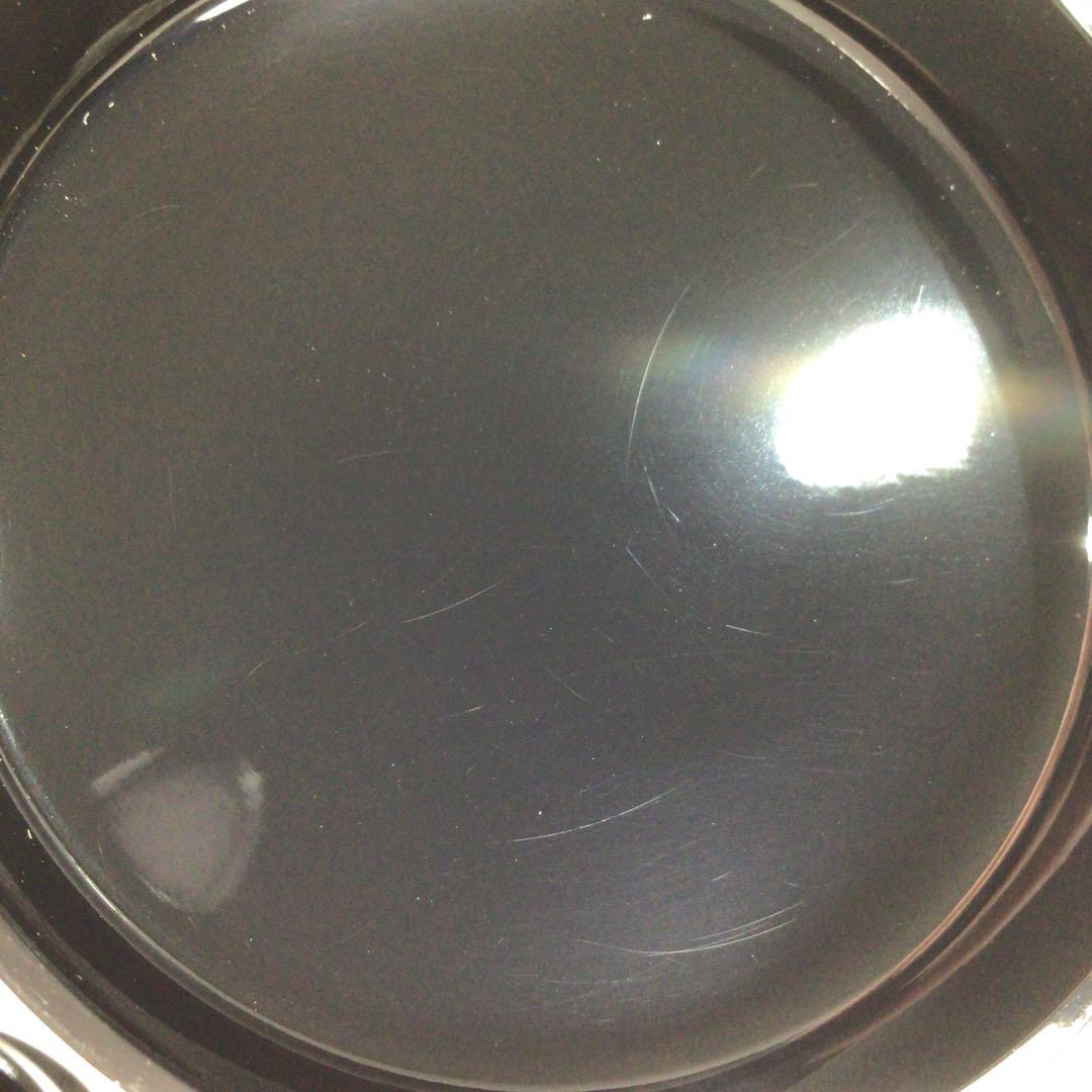 Ｎ４８５　棗　『塗師　照屋和那作』『真塗』『平棗』　共箱　茶道具