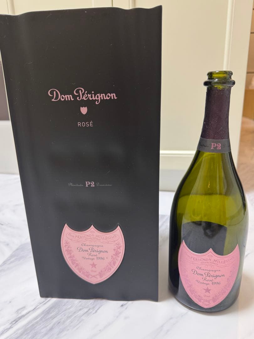 とやDom Pérignon ロゼ 1996 P2 専用ボックス付き　空瓶