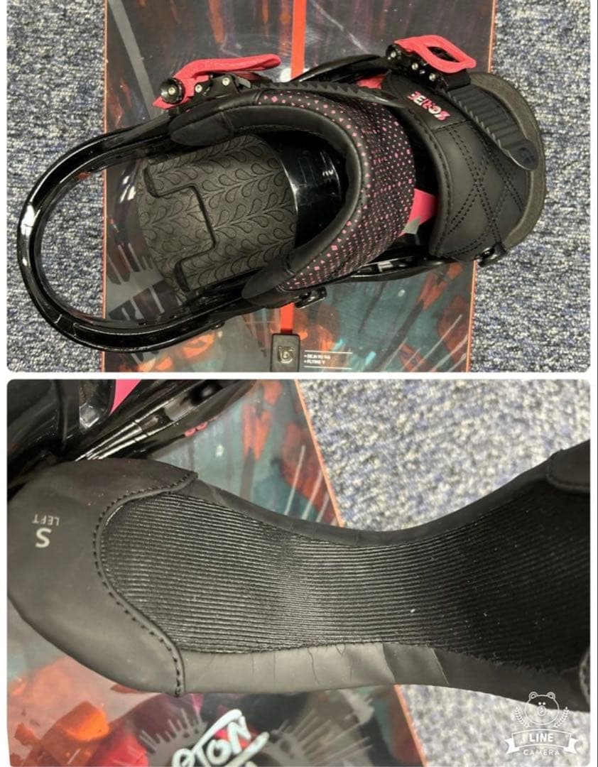 中古品　BURTON DEJAVU 146cm3点セット(RE-565)