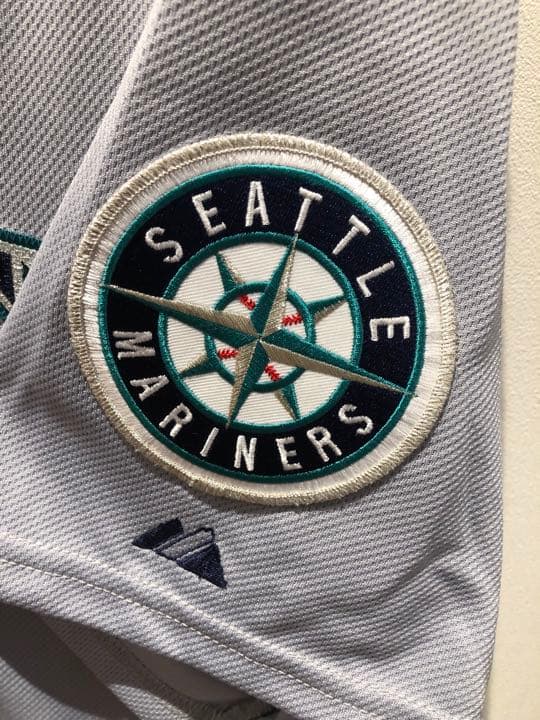 MLB エドガー・オルモス実使用ジャージ　マリナーズ