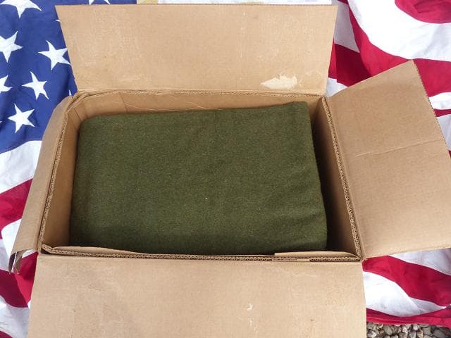 米軍実物　デッド　USウールブランケット　メディカル　22