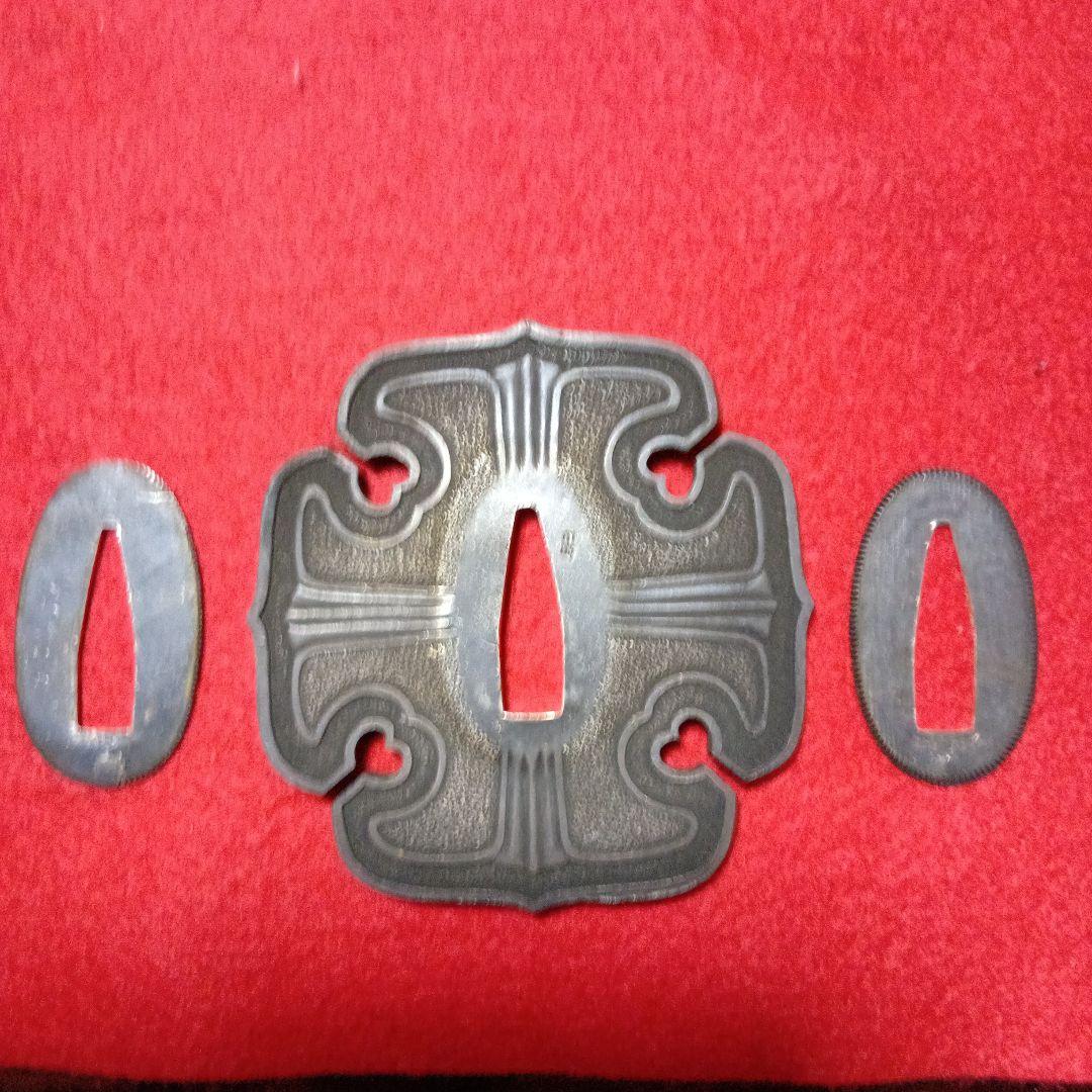 太刀拵え総銀金具現代製　新品高級拵え袋房付き。