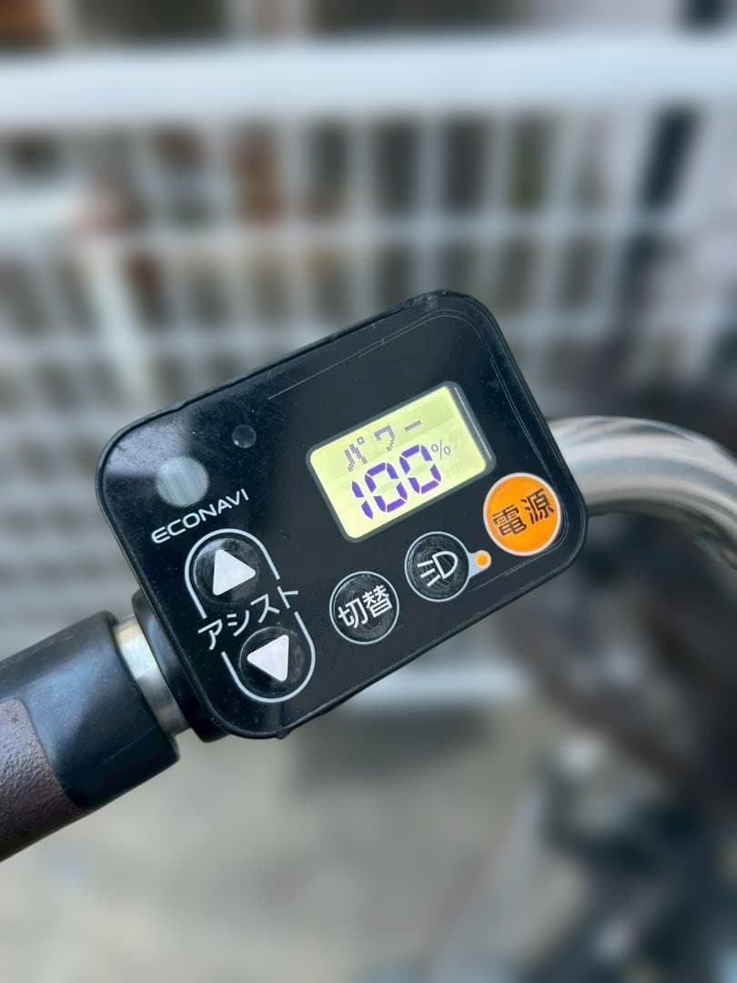 即決 楽ちんパナソニック 電動アシスト自転車 充電池付き　中古動作品直引き　名古