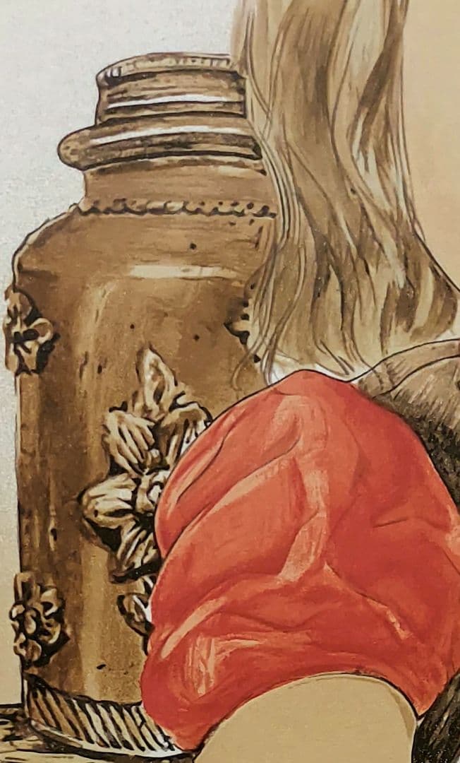 藤田　嗣治「フォークを持つ少女」