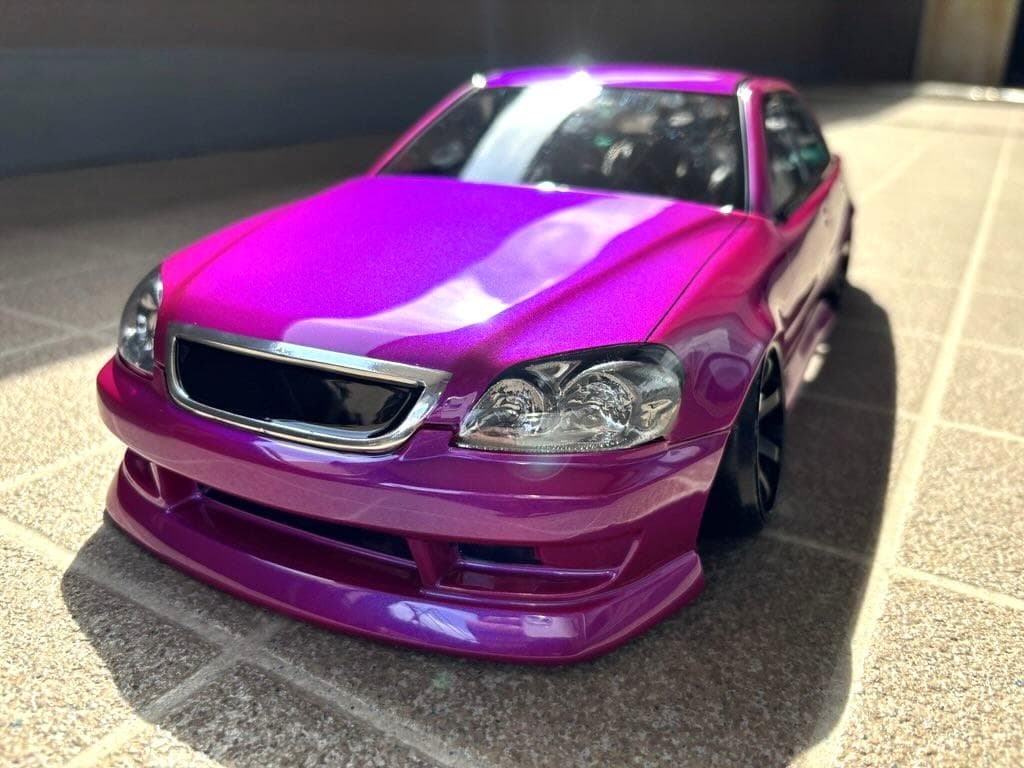 ラジコン ボディー PANDORA RC マークⅡ JZX110 GALM等に！