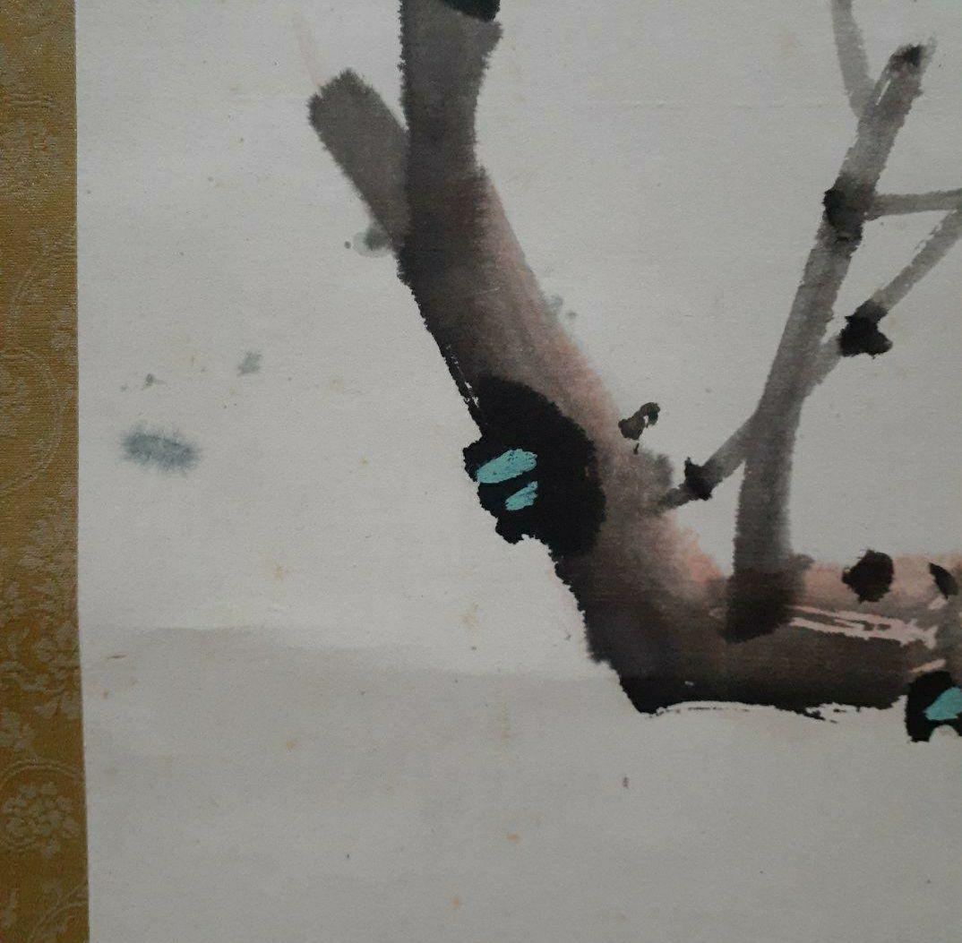 掛け軸/松鶴3羽