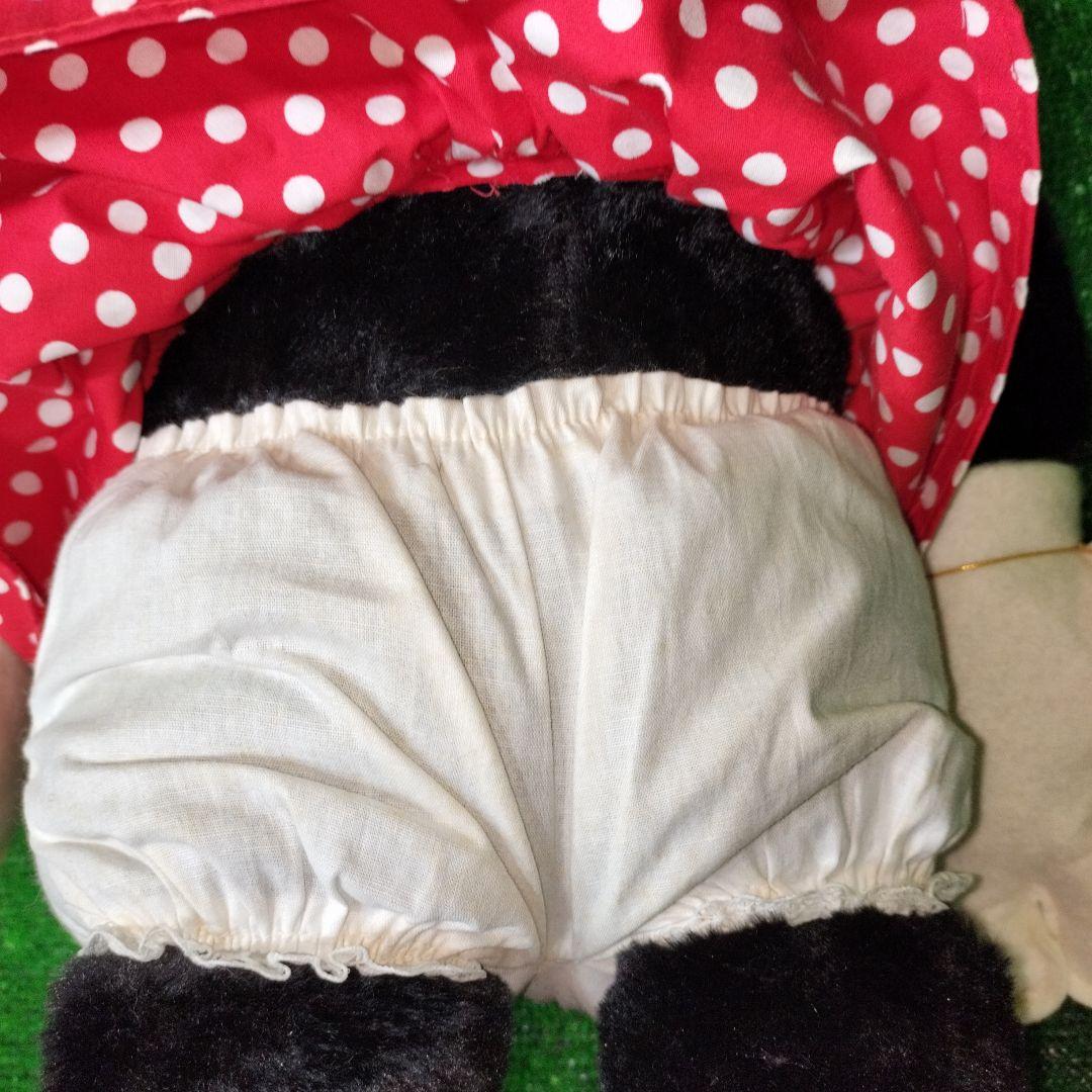 レトロ ミニーマウス BIGぬいぐるみ