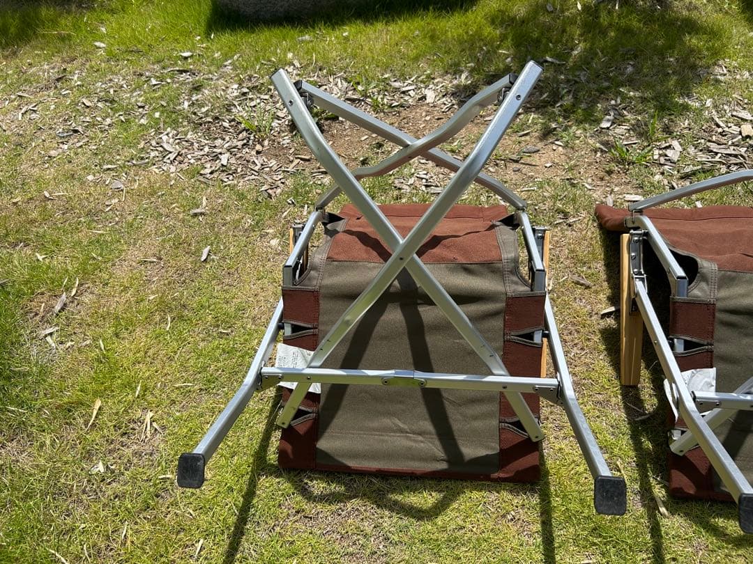 スノーピーク チェア2脚セット　ブラウン