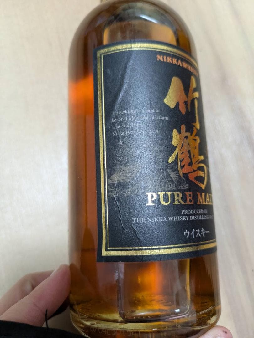竹鶴　Nikka Whisky Pure Malt 500ml 43%