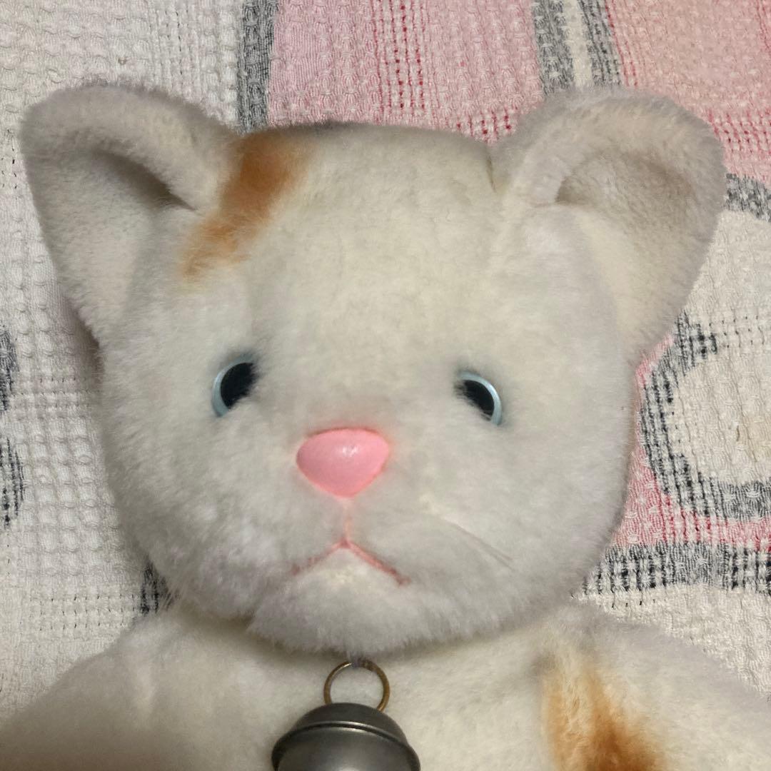 昭和レトロ　ヴィンテージ　 株エルフ　猫　ぬいぐるみ　中古品　日本製