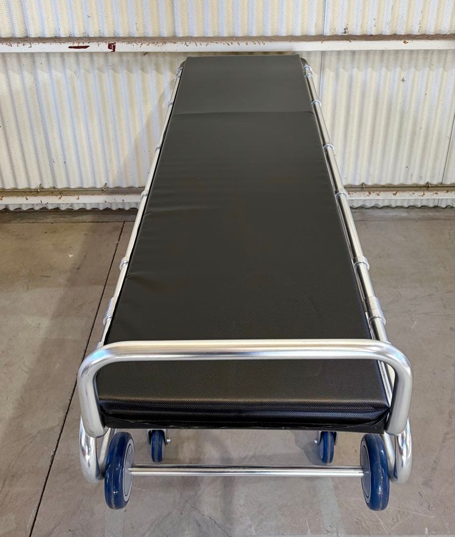 ① 【送料込み】搬送用 ストレッチャー アルミフレーム キャスター付き　美品