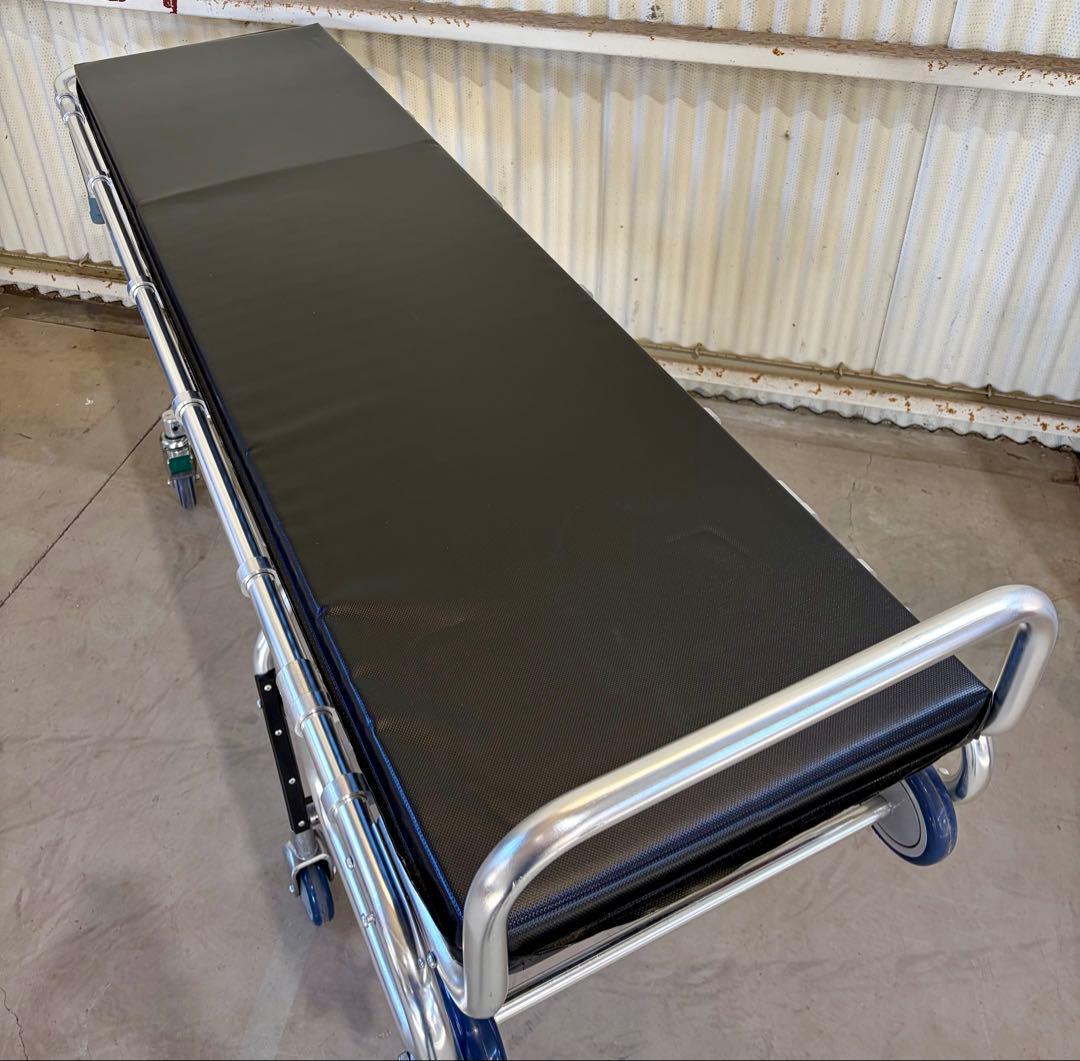 ① 【送料込み】搬送用 ストレッチャー アルミフレーム キャスター付き　美品