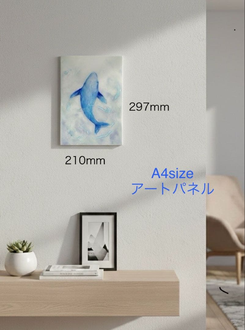 レジンアートパネル「そらを唄う」　オーシャンアート