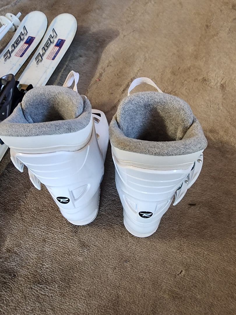 Hartレディースカービンクスキーセット☆ブーツ23.5☆ストック付き