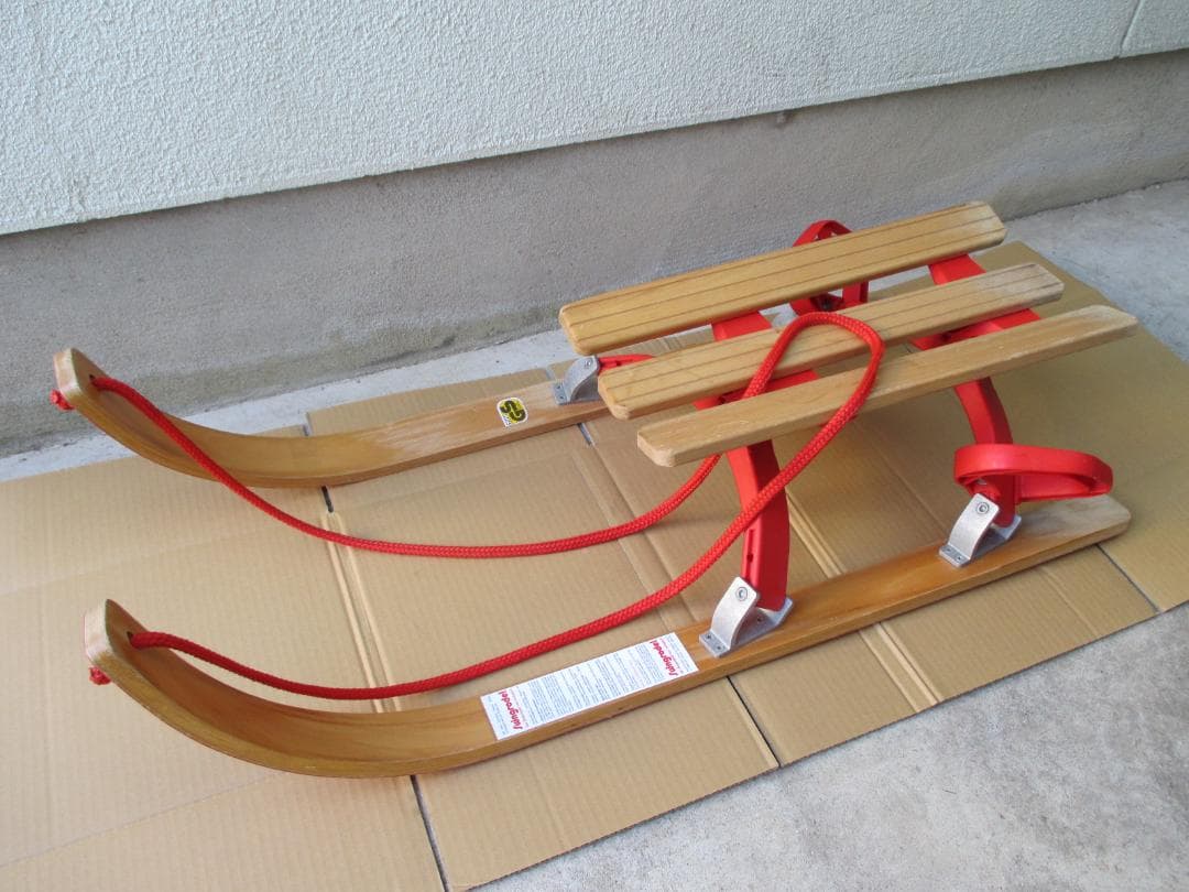 貴重!!　70's　西ドイツ製　Swingrodel　木製ソリ　デッドストック