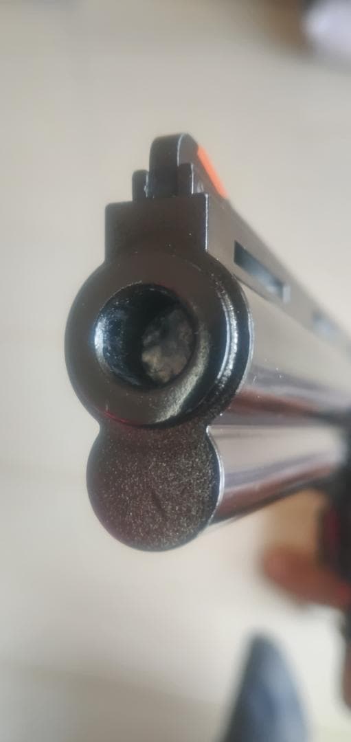 タナカワークス、、コルト、パイソン、6インチ、スチール、ジュピターフィニッシュ。