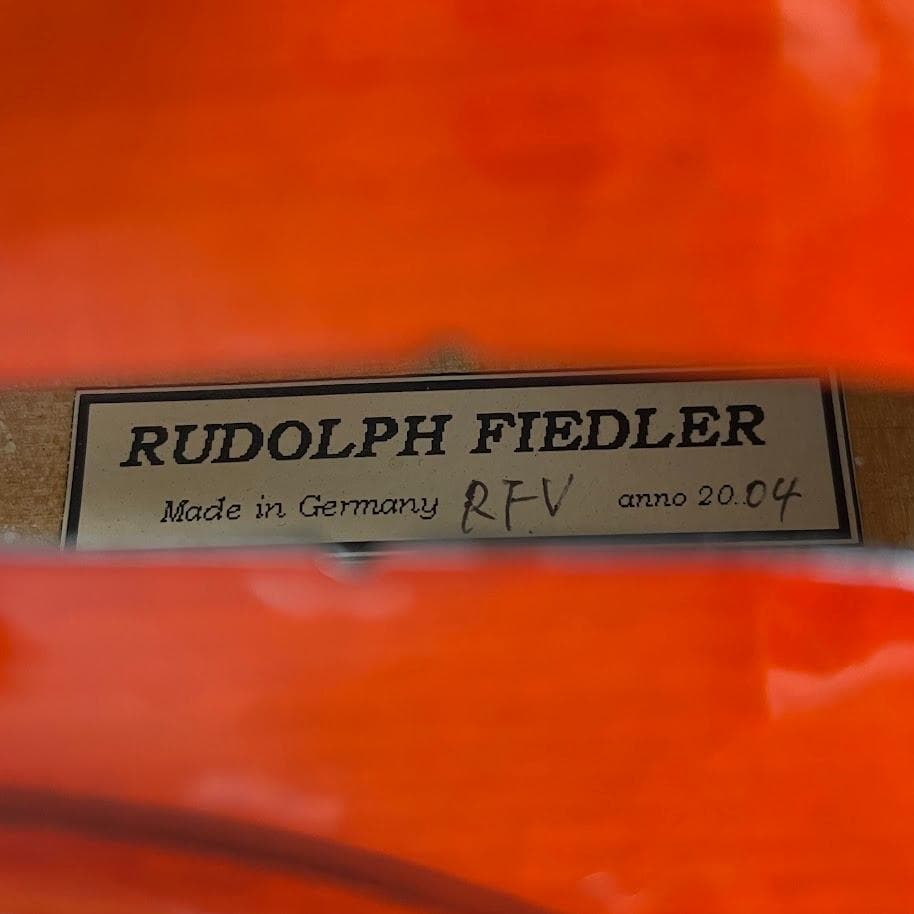 極美品●ルドルフ フィドラー● RFV バイオリン 4/4 2004年製 虎杢