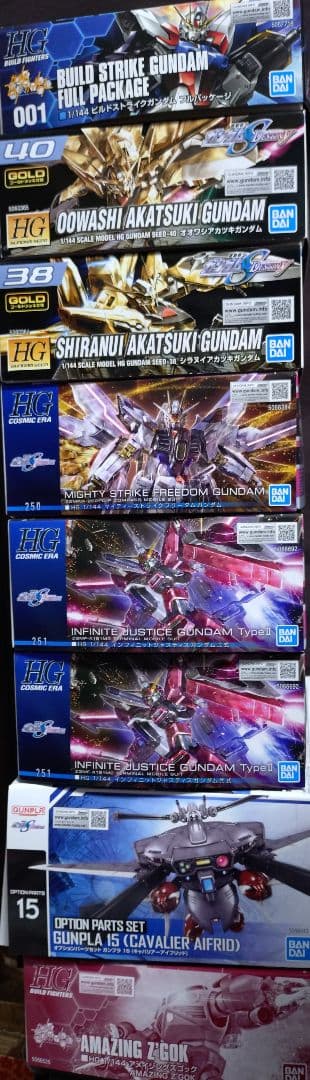 HGガンプラ　ガンダムSEED 他