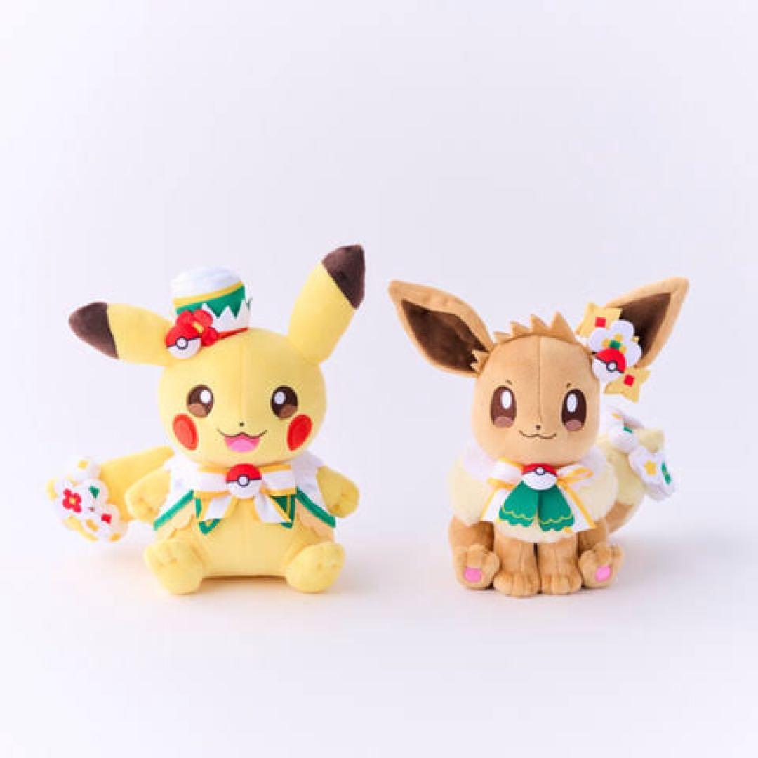 ポケパーク カントー ピカチュウ イーブイ ぬいぐるみセット 大