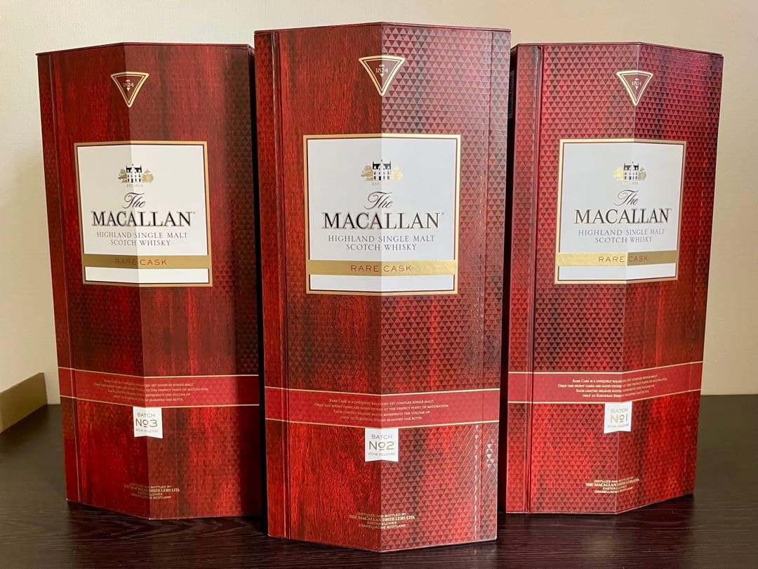 クリスマスセールザ マッカラン バッチ NO1.2.3レアカスクMACALLAN