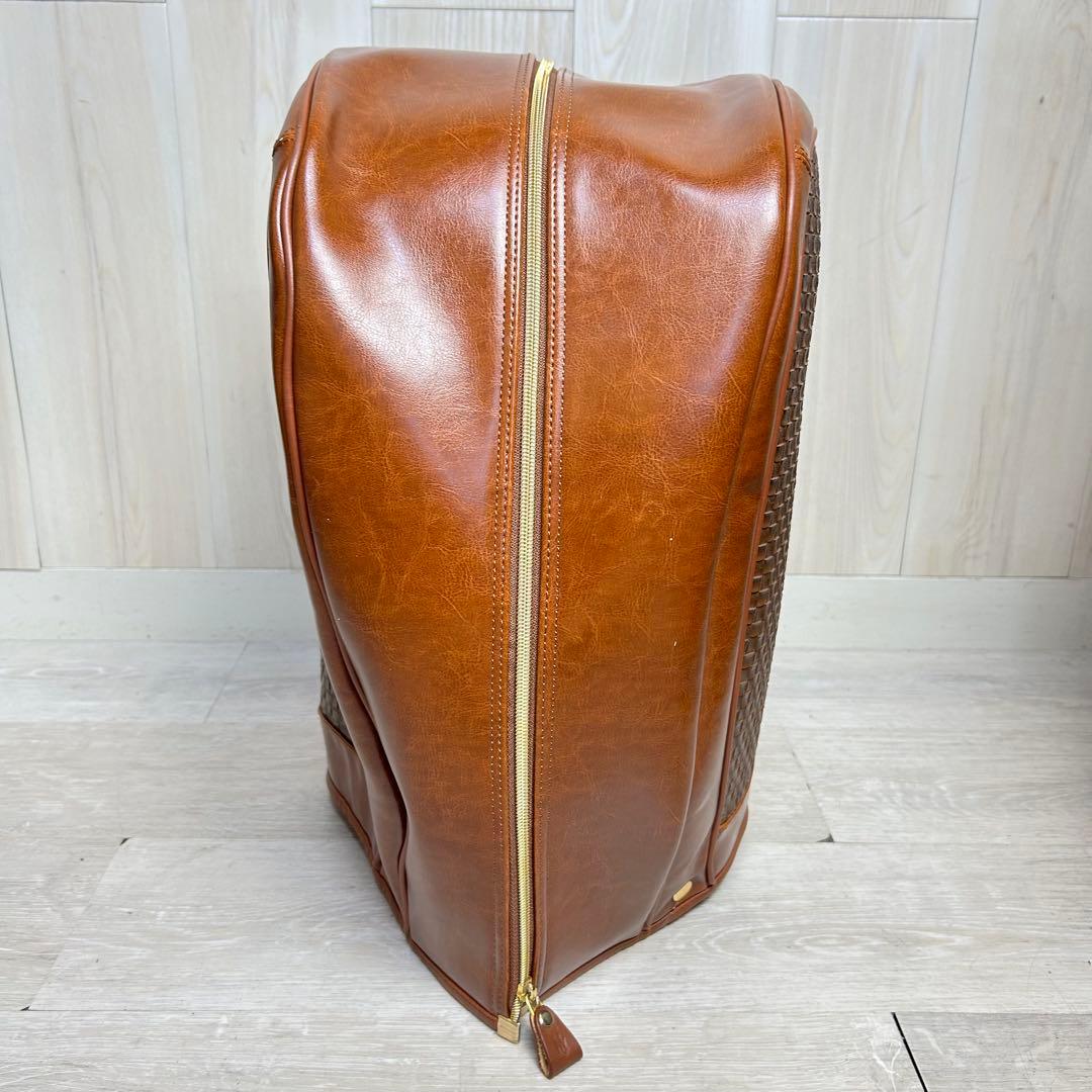 【高級感】マジェスティ ゴルフキャディバッグ ブラウン MJ 美品！豪華！