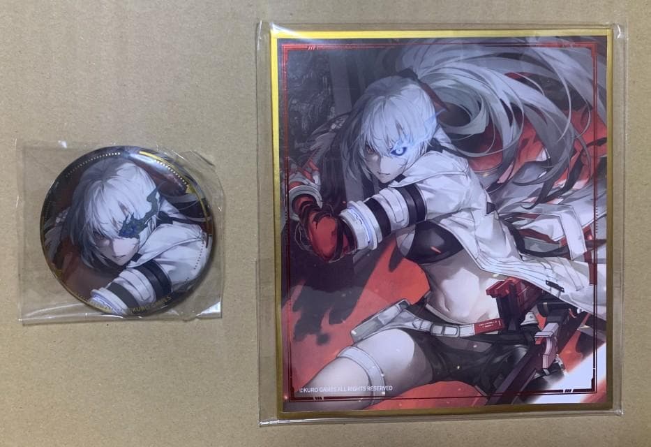 グッドスマイルカンパニー公式ショップ特典のみ ルシア・深紅ノ影 缶バッジ＆色紙