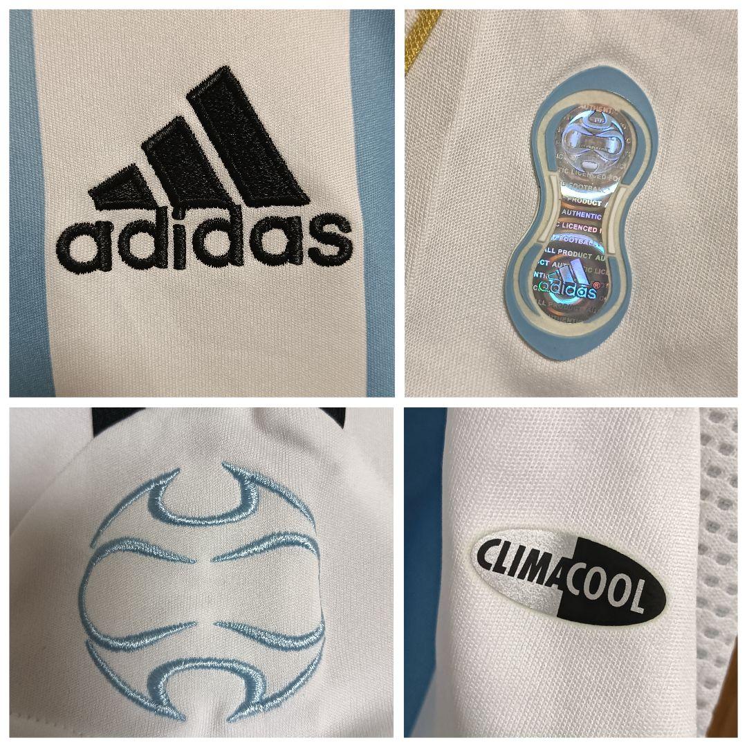 アディダス アルゼンチン代表 クレスポ ユニフォーム 06/07ホーム タグ付き