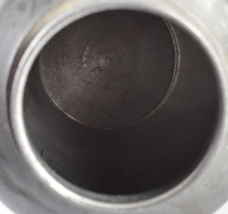 煎茶道具　古錫　点銅款　茶壷　茶心壷　約278ｇ　M R4678