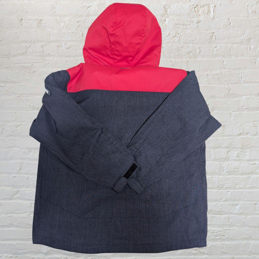 【美品】DESCENTE スキーウェア 上下セット 160cm 防水 防寒