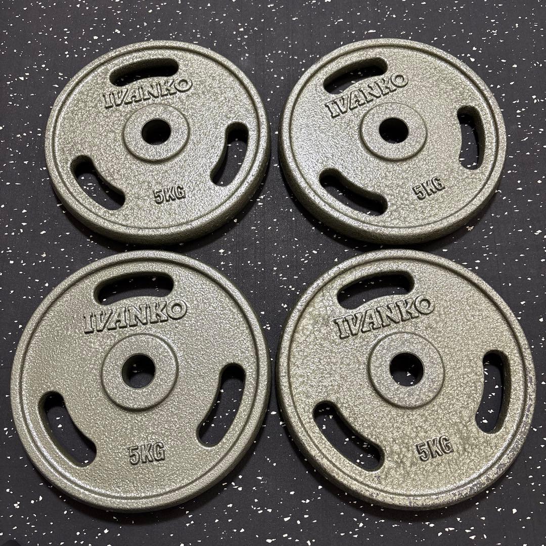 IVANKO ペイントEZグリッププレート 5kg 4枚セットΦ28mm ④