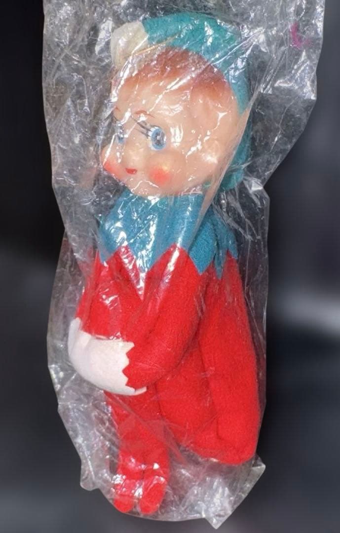 1960年代ヴィンテージクリスマスエルフ人形ニーハガーエルフで約20cm日本製