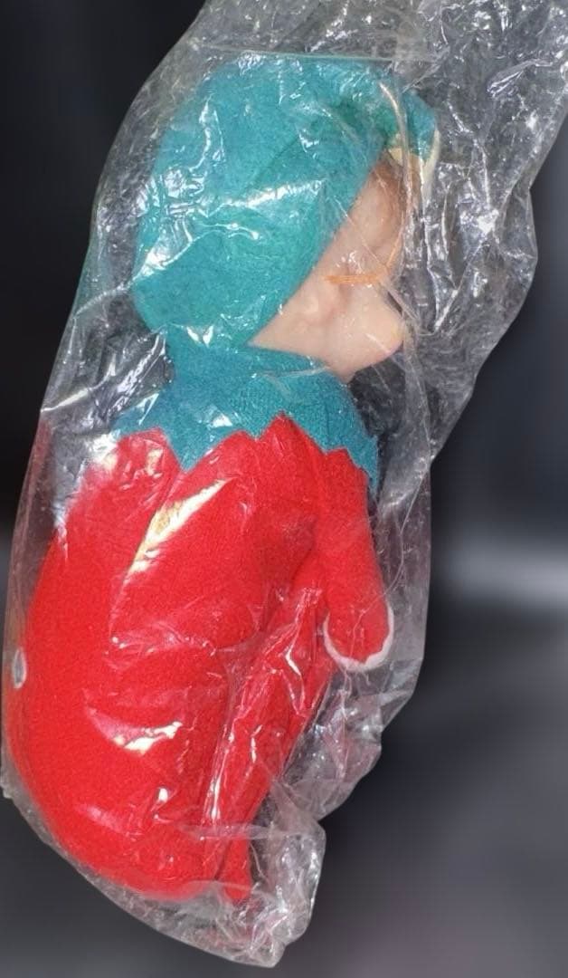 1960年代ヴィンテージクリスマスエルフ人形ニーハガーエルフで約20cm日本製