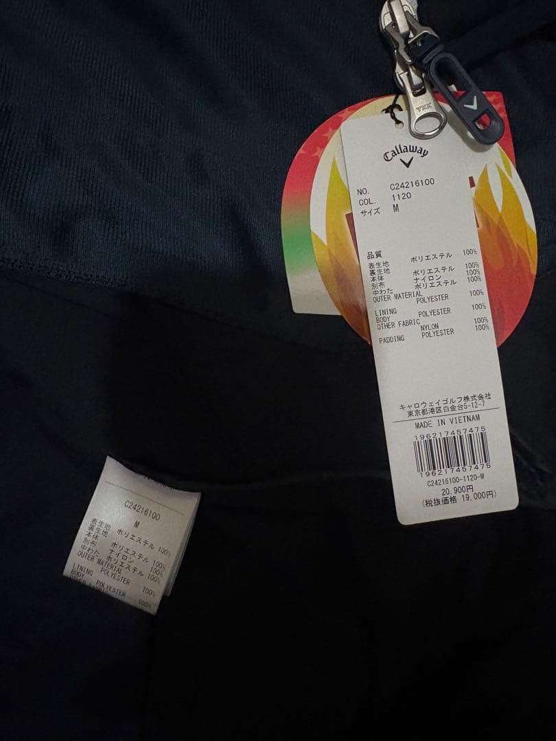 Callaway ダウンベスト M ネイビー