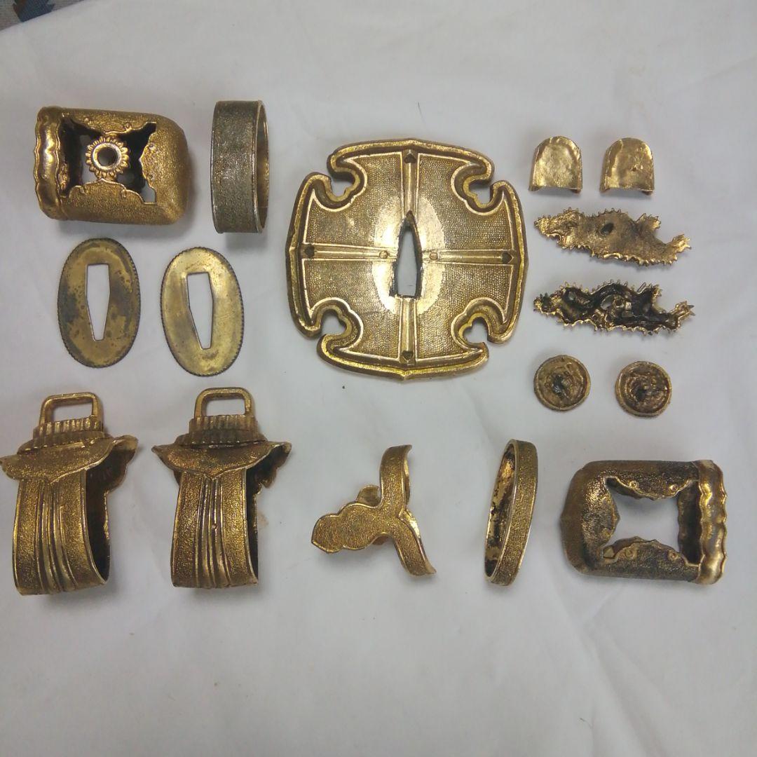 太刀金具セット。