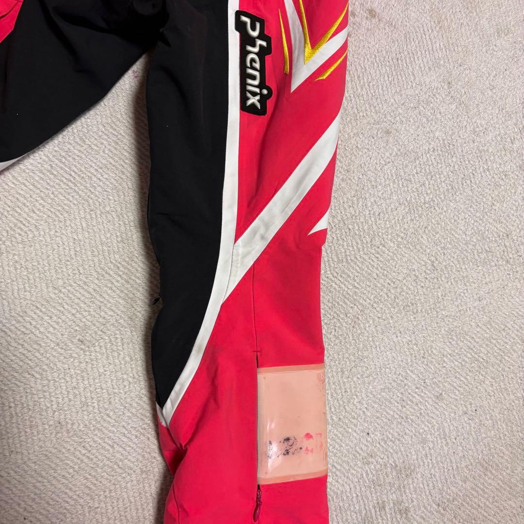 phenix 赤 スキーウェア 日本 S ユニセックス　上下セット