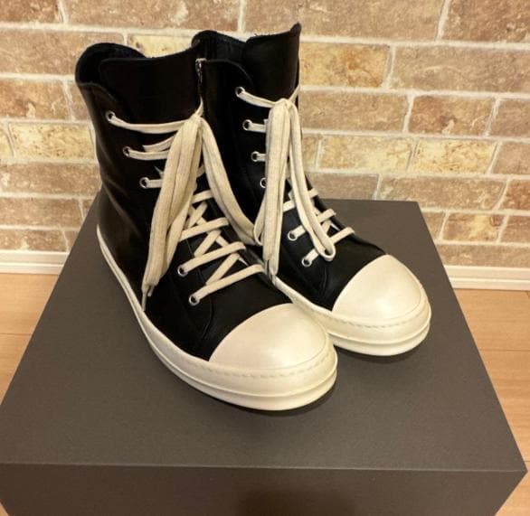 Rick owens high ramones メンズ　スニーカー サイズ:42