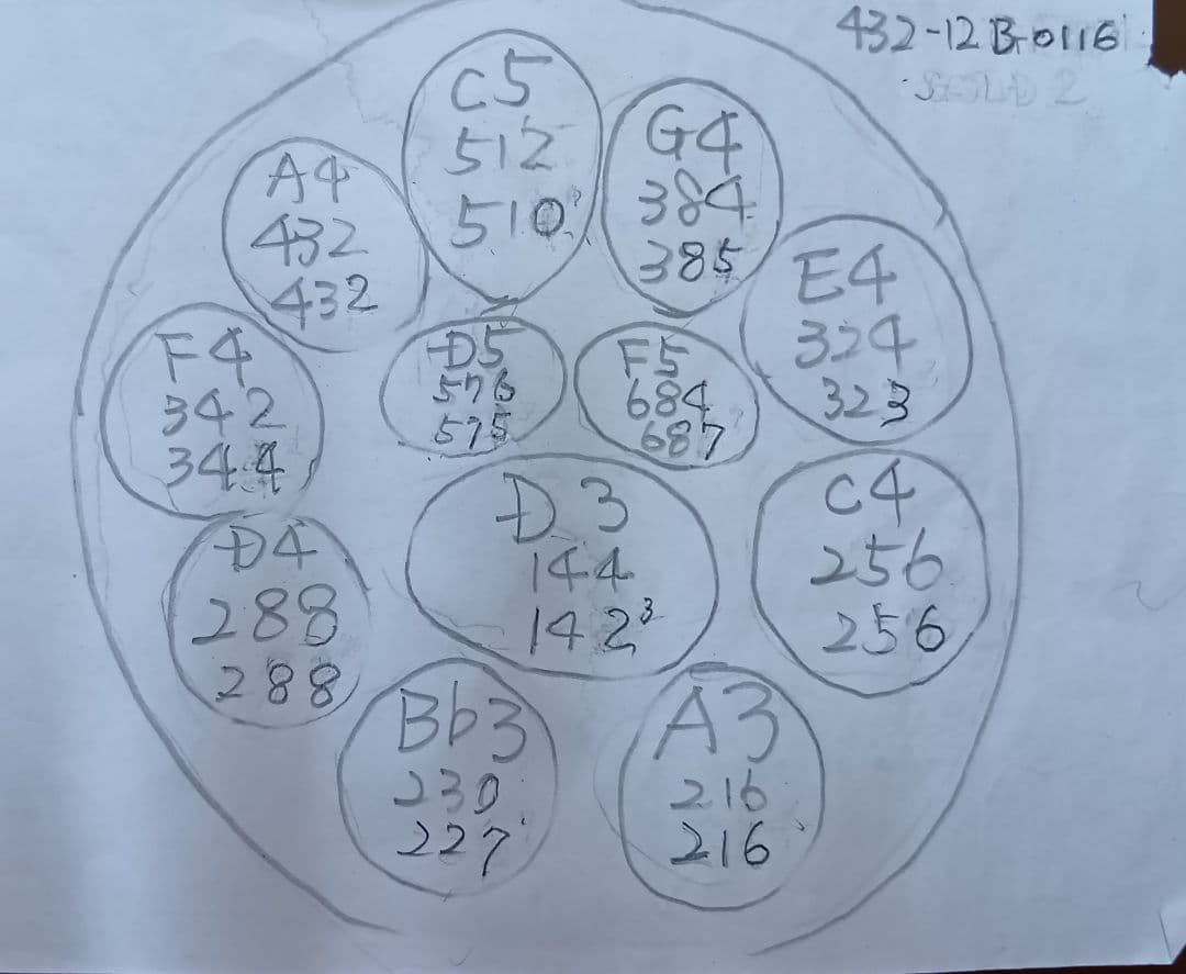 ハンドパン　56センチ 12音　Dマイナー　A＝432Hz　音程合ってます