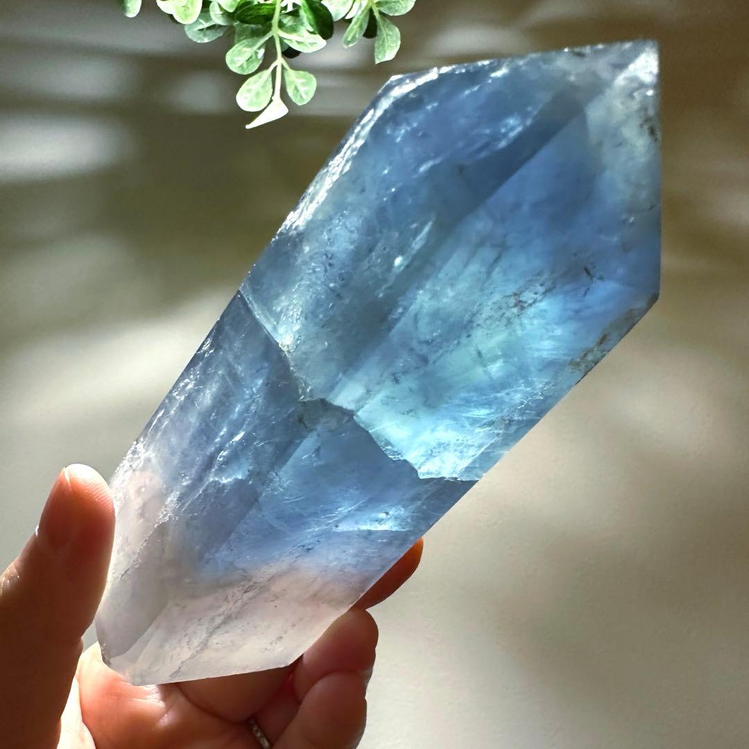 ことり　ブルーフローライトタワー346g ブルーアンバー　2セット