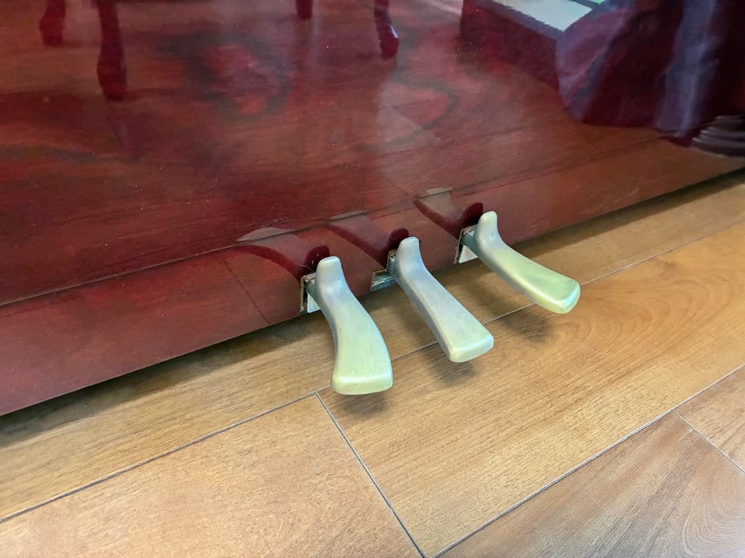 【希少・美品】YAMAHA W116BT アップライトピアノ 赤 バーチ艶出し